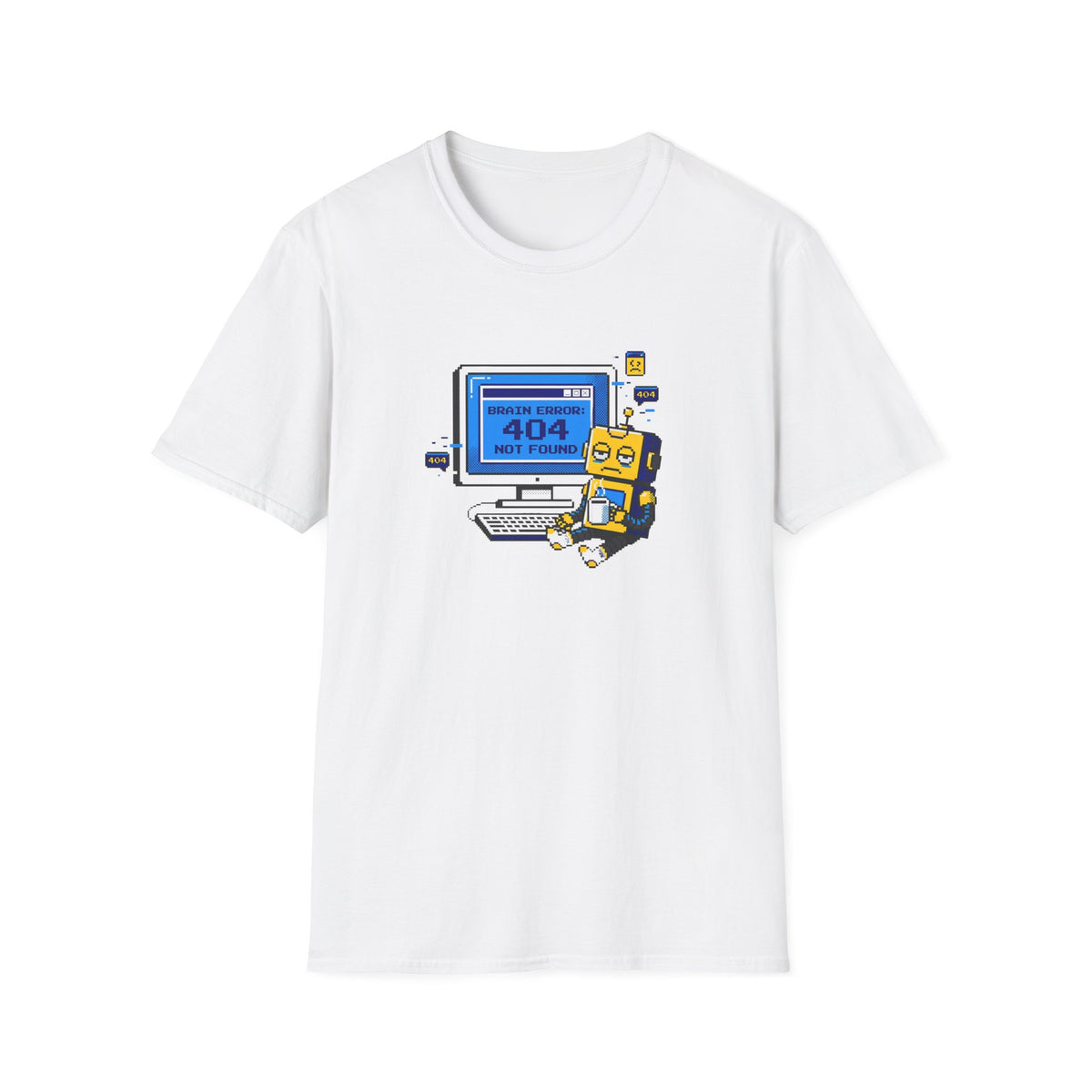 Brain Error 404 Not Found T-Shirt