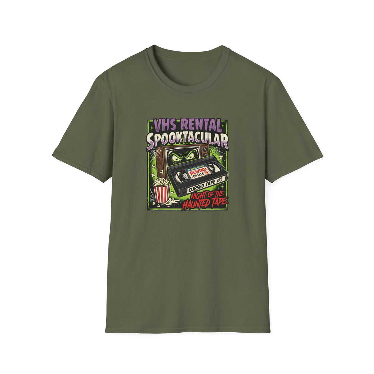 Vhs Rental Spooktacular T-Shirt