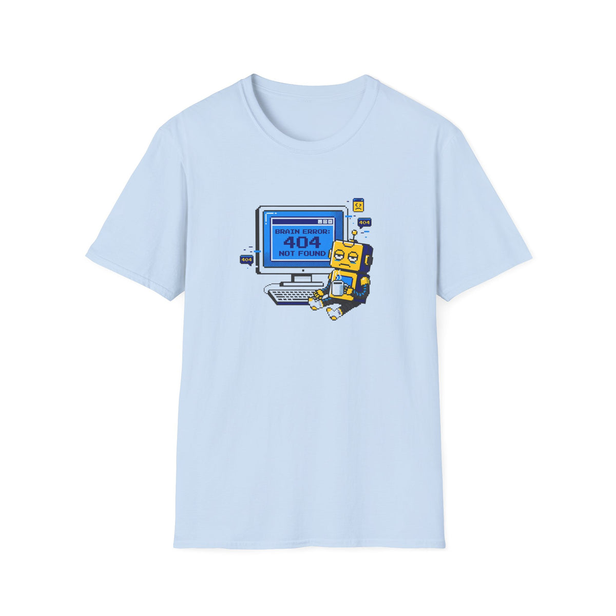 Brain Error 404 Not Found T-Shirt