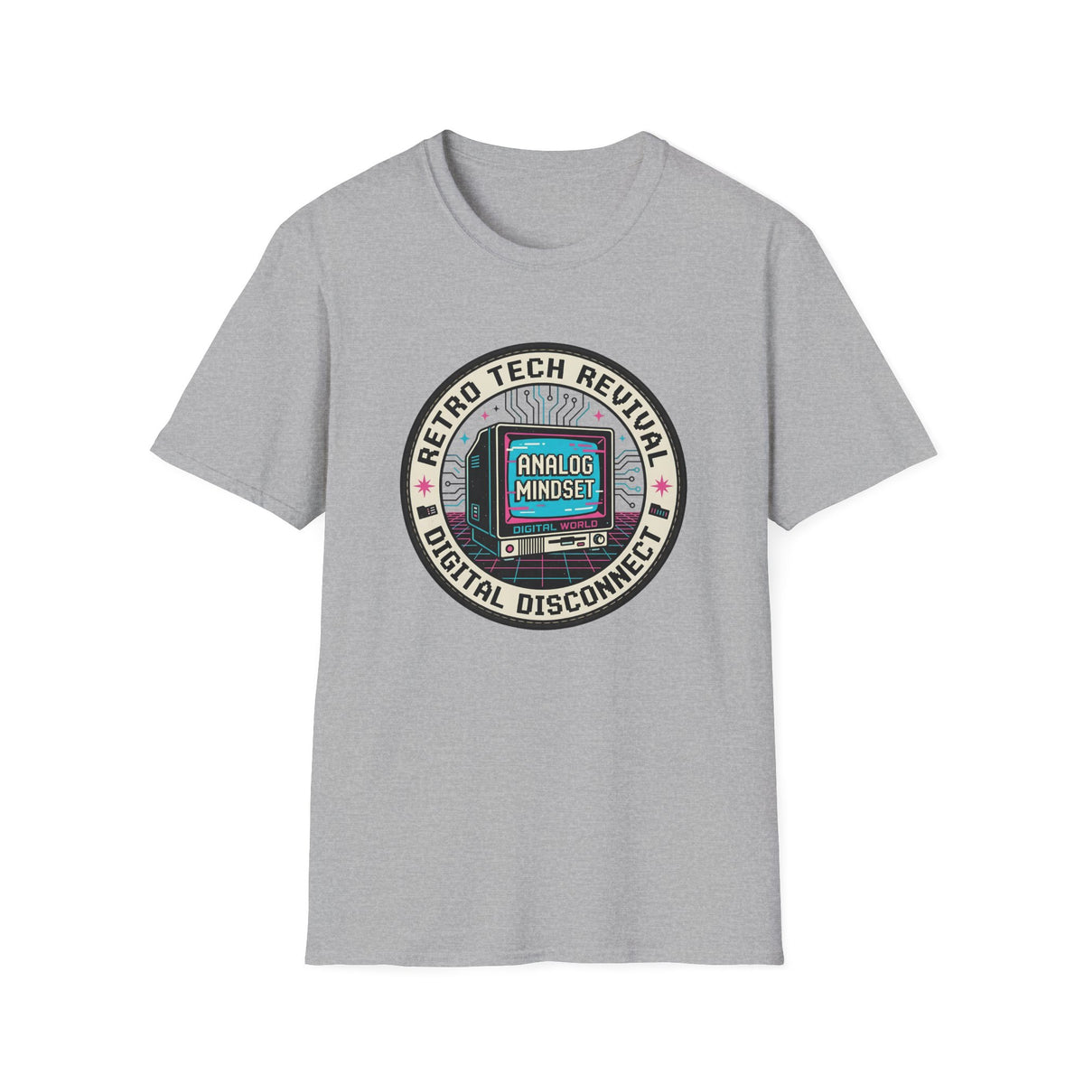 Retro Tech Revival Digital Disconnect T-Shirt