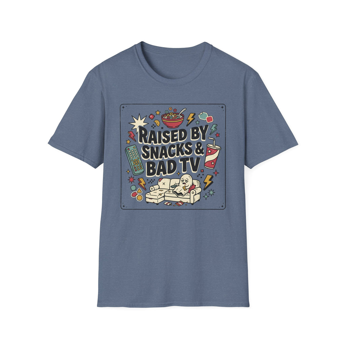 Raised By Snacks & Bad TV T-Shirt