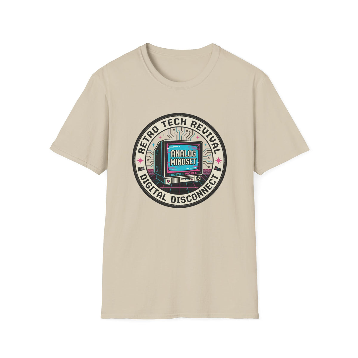Retro Tech Revival Digital Disconnect T-Shirt