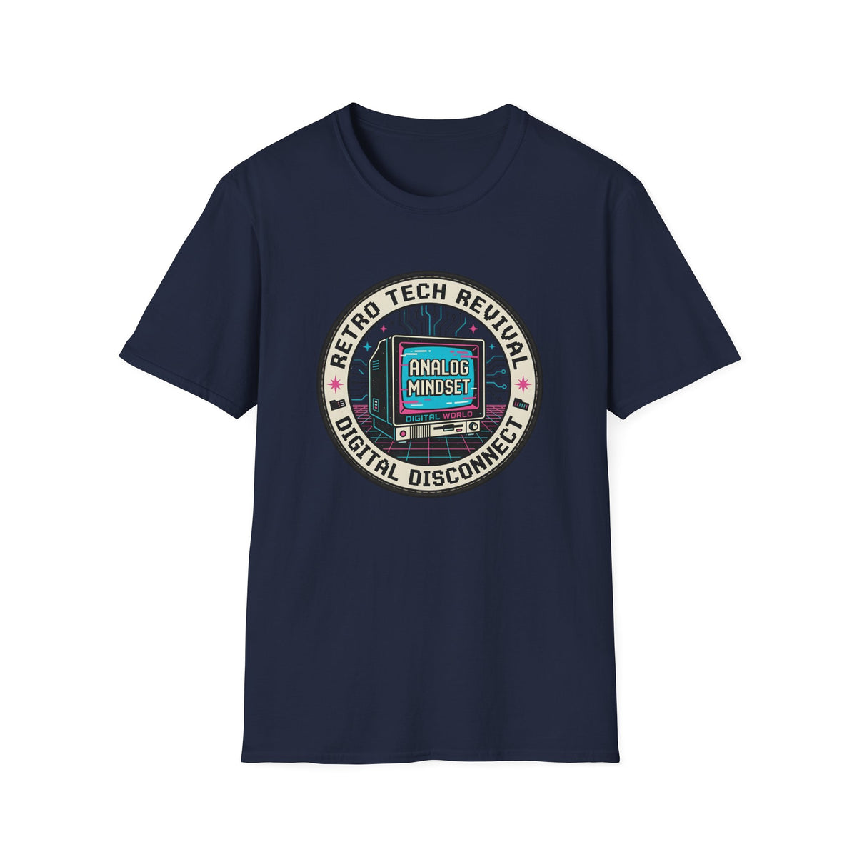 Retro Tech Revival Digital Disconnect T-Shirt