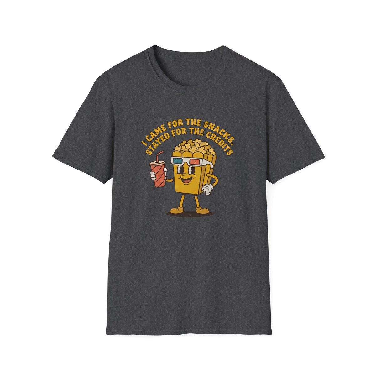 I Came For The Snacks Stayed For The Credits T-Shirt