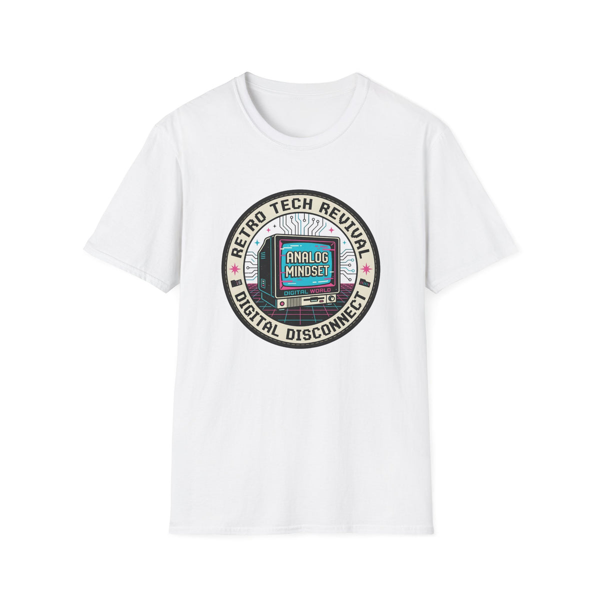 Retro Tech Revival Digital Disconnect T-Shirt