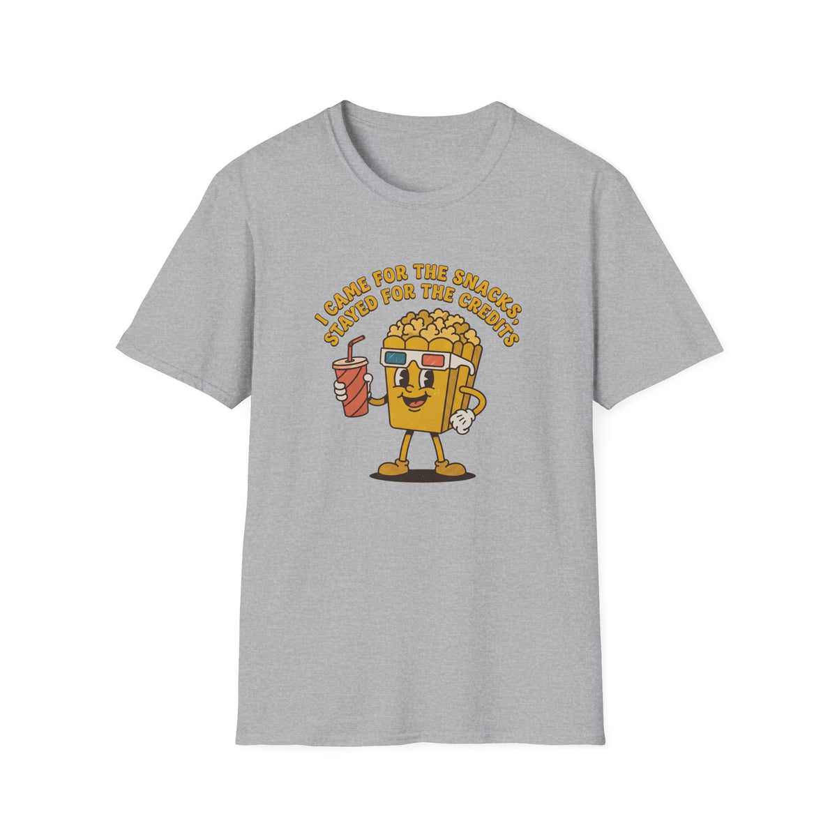 I Came For The Snacks Stayed For The Credits T-Shirt