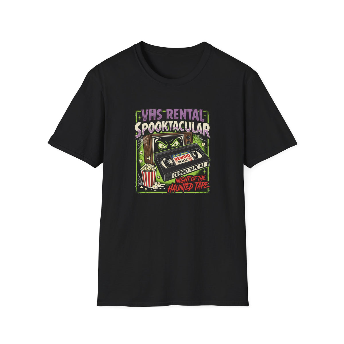Vhs Rental Spooktacular T-Shirt