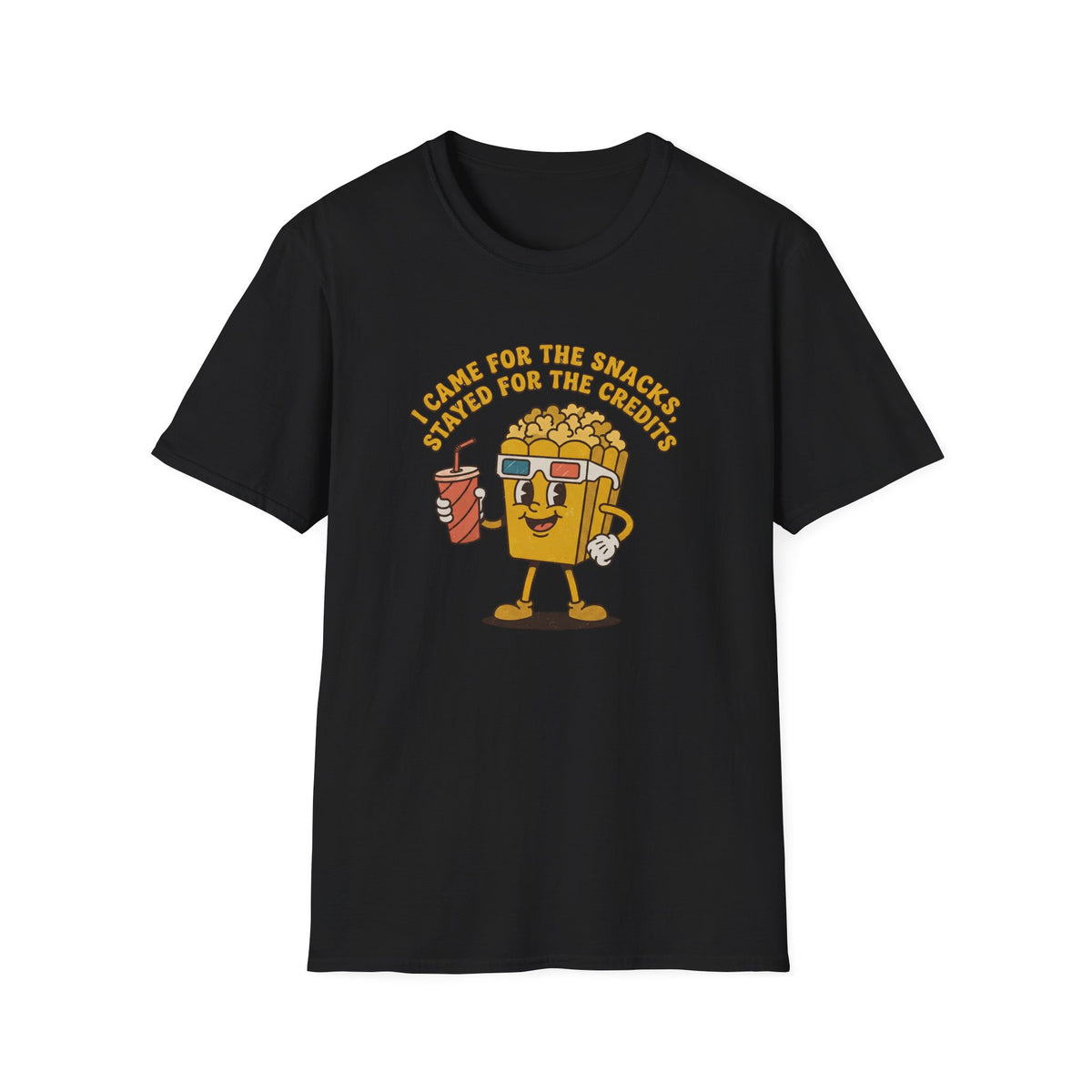 I Came For The Snacks Stayed For The Credits T-Shirt