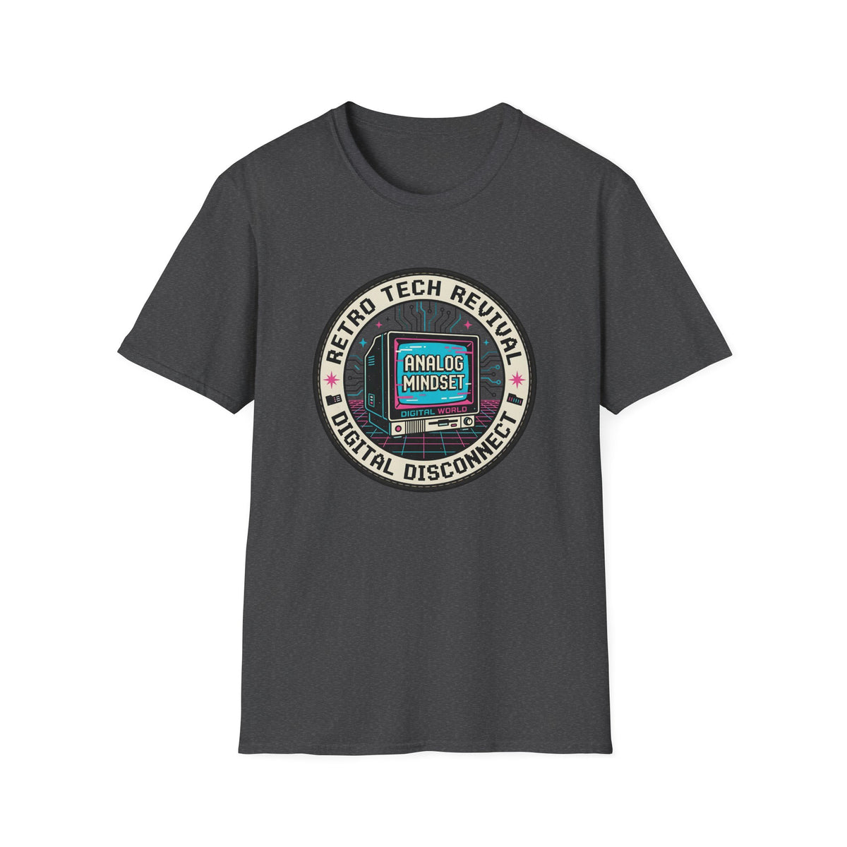 Retro Tech Revival Digital Disconnect T-Shirt