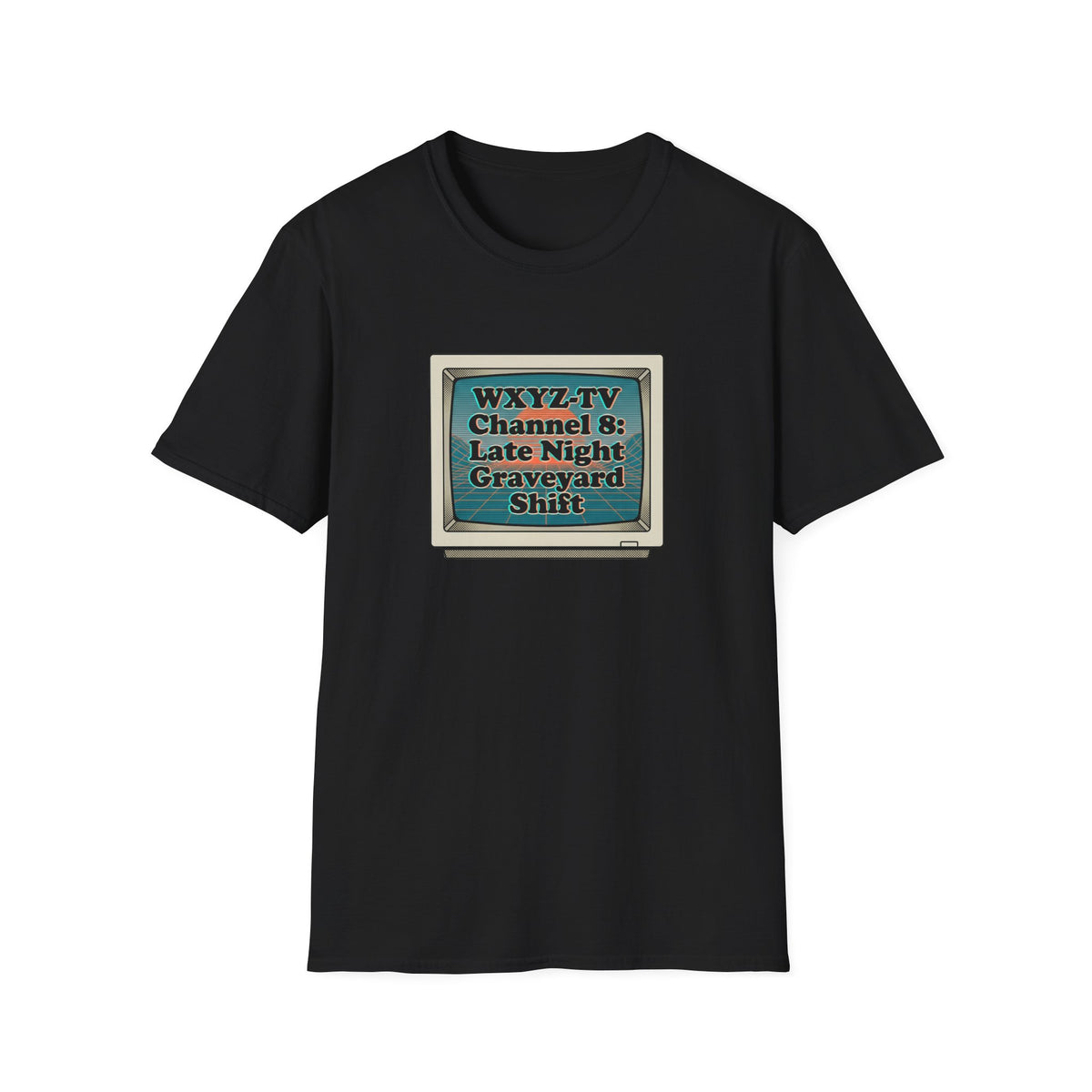 WXYZ-TV Channel 8 Late Graveyard Shift T-Shirt