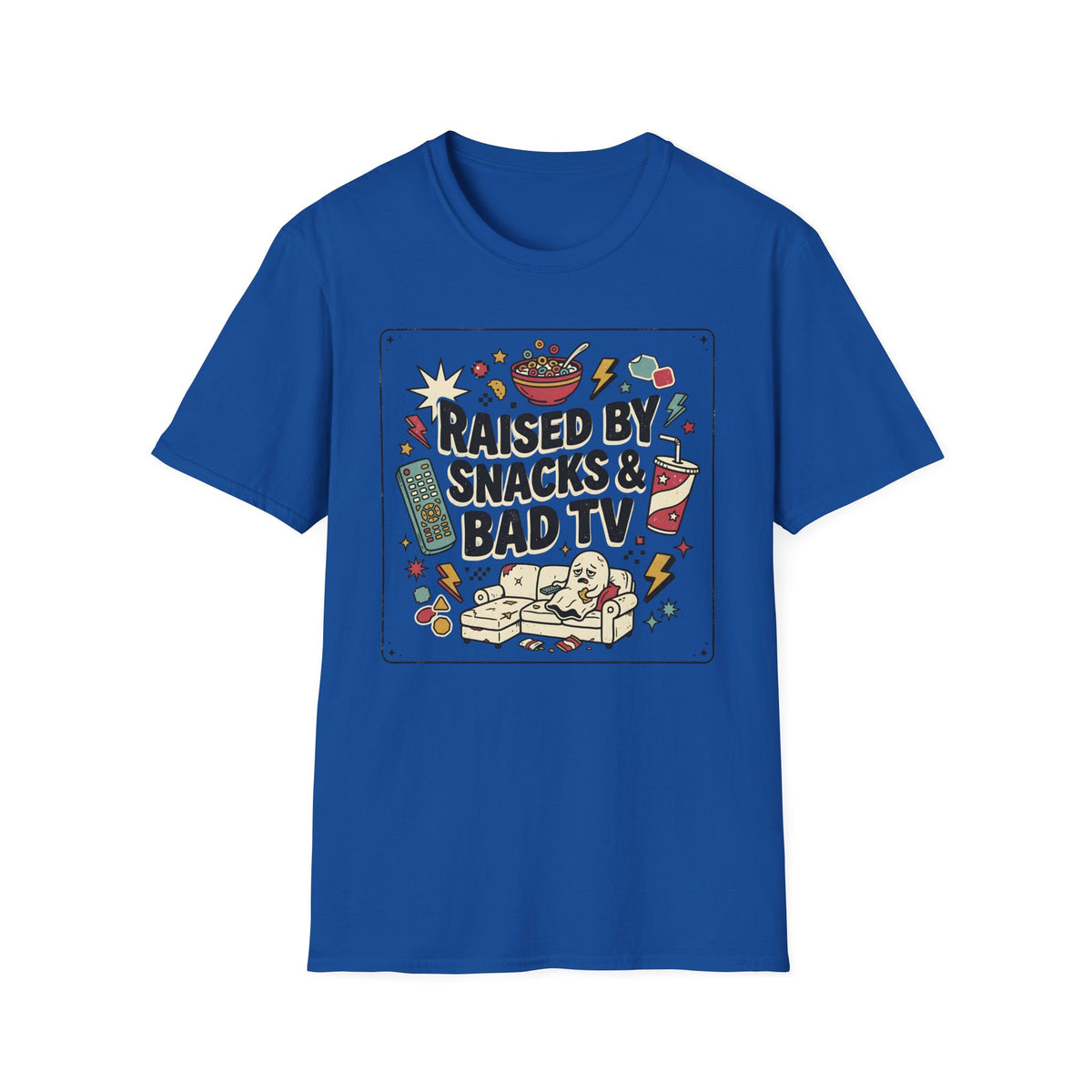 Raised By Snacks & Bad TV T-Shirt