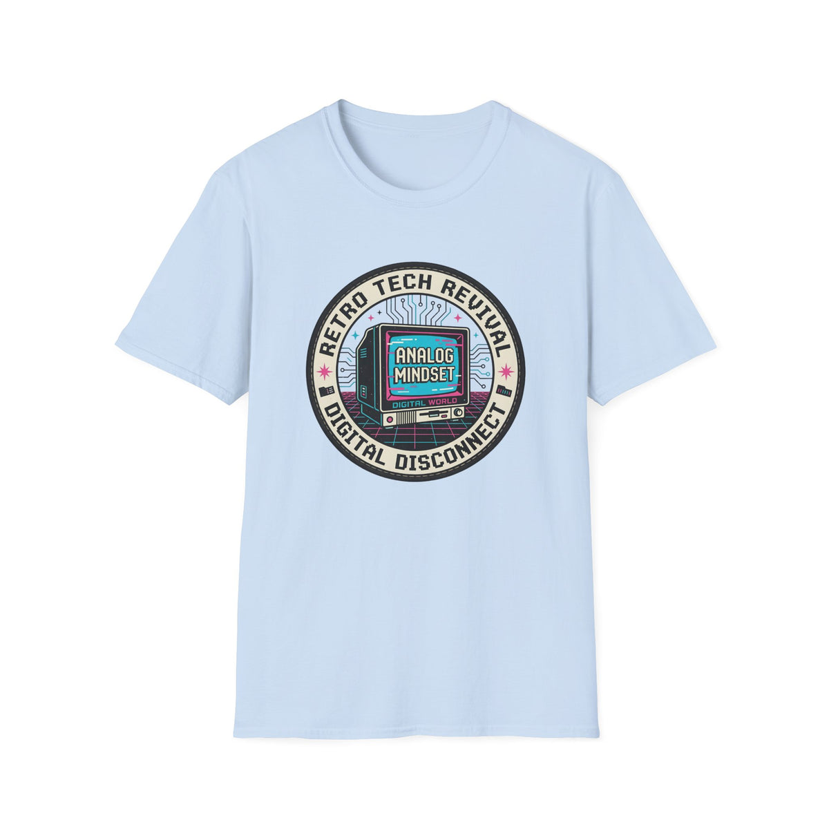 Retro Tech Revival Digital Disconnect T-Shirt
